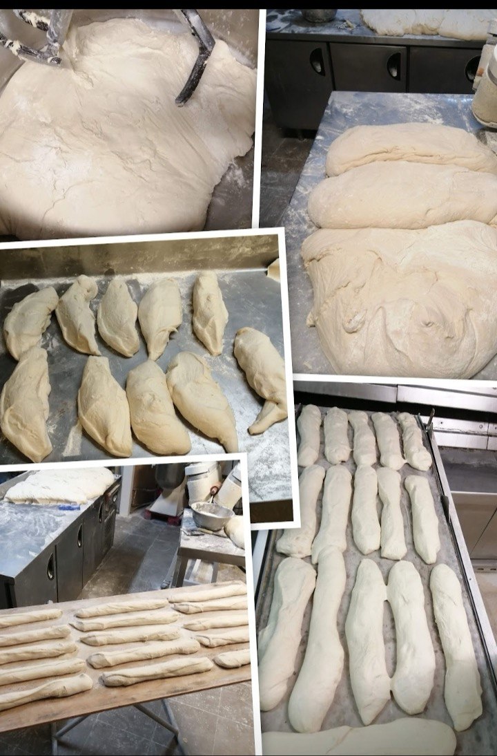 Masa de barra fermentando